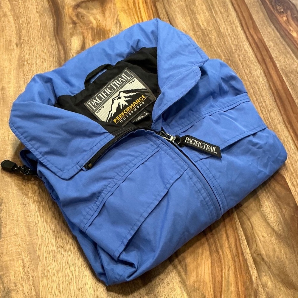 Pacific Trail Blue Lightweight Hooded Performance Outerwear Jacket Women's Small - Picture 12 of 12